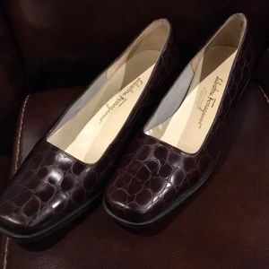 Brown loafers